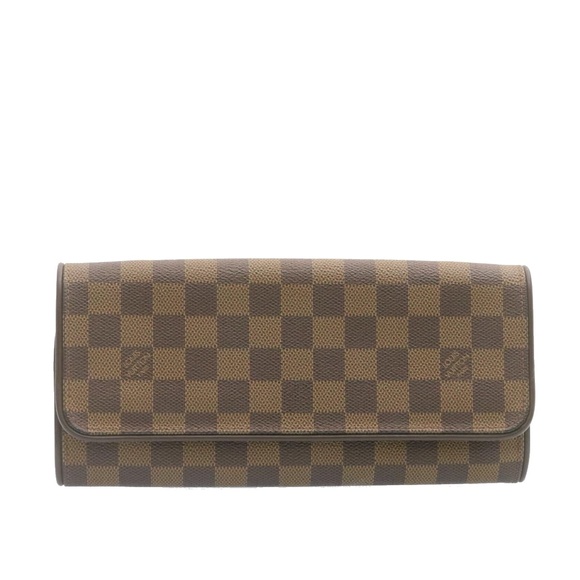 LOUIS VUITTON Damier Ebene Pochette Twin GM Shoulder Bag N51851 LV Auth 24679A - Picture 13 of 16